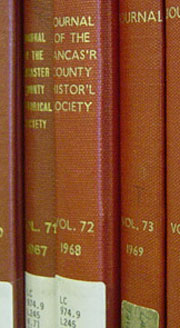 Bound copies of the LCHS Journal