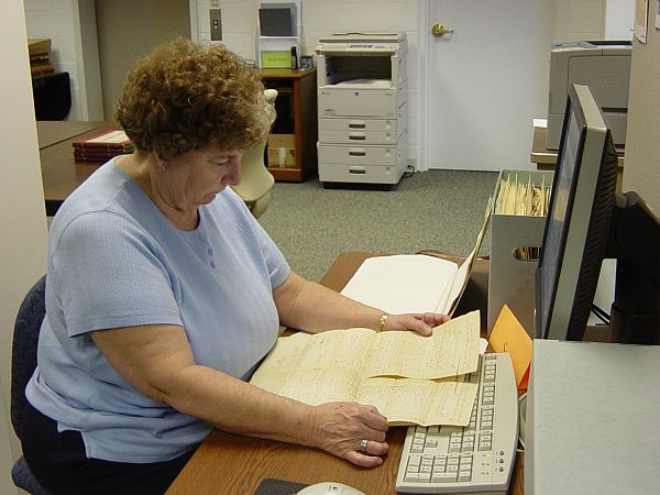 Volunteer Sue Gregg