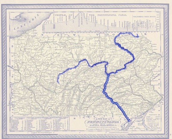 map of pennsylvania rivers. Map of PennsylvaniaShowing