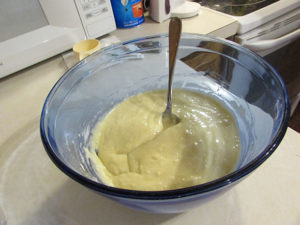 mix batter