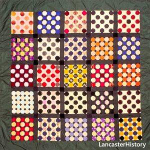 A quilt consisting of 25 smaller squares