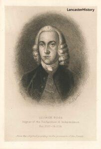 Image of a male with powered wig.