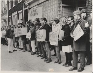 Vietnam protesters in Lancaster City.