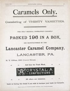 Image of "Confectioner's Journal," a trade publication from October 1892.