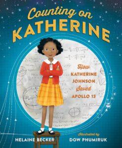 Book cover of "Counting on Katherine" by Helaine Becker.