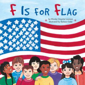 Book cover of "F is for Flag."
