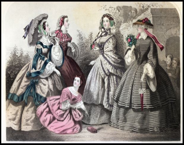 Image of 19th century fashion plate