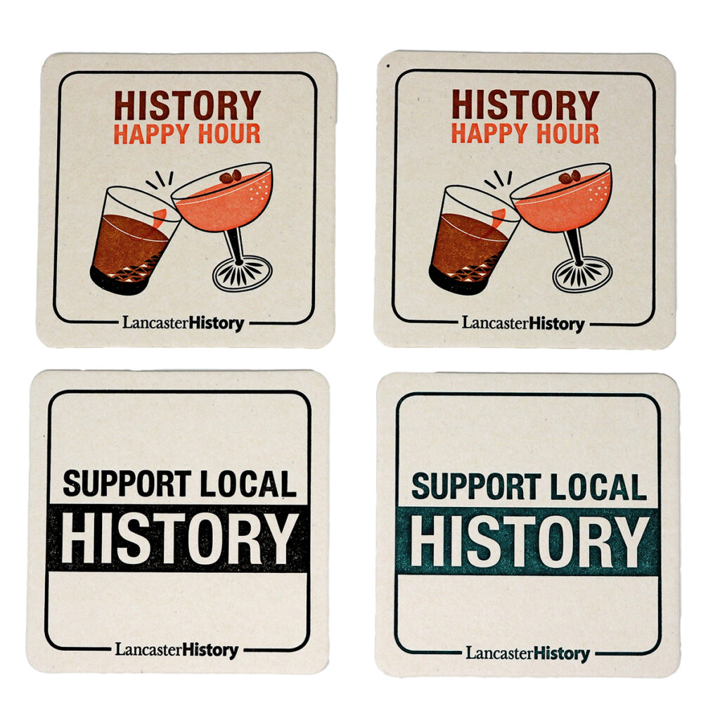 History Happy Hour Coasters [Set of 4] LancasterHistory