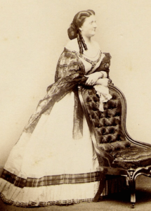 Harriet Lane c. 1855.
