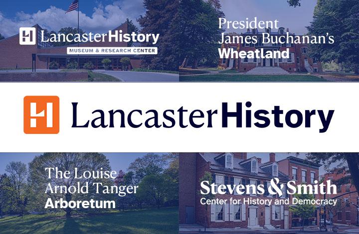 A collage graphic of each of LancasterHistory's sites and/or museums.