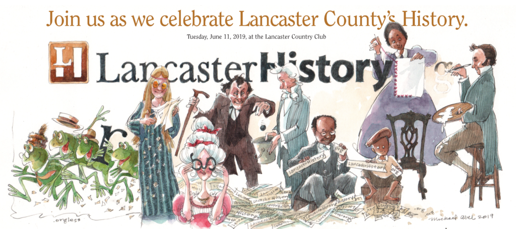 Annual Invitation art by Mike Abel.