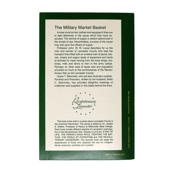 Back cover of book "The Military Market Basket."