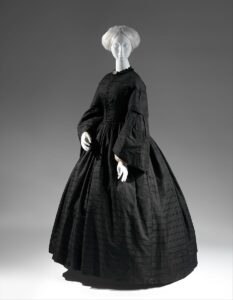 victorian mourning dress