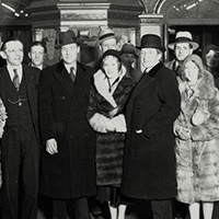 Downtown Lancaster's "Theater Row" was home to several glamorous movie theaters screening the latest motion pictures during the Golden Age of American cinema.