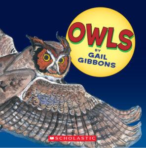 Book cover of "Owls" by Gail Gibbons.