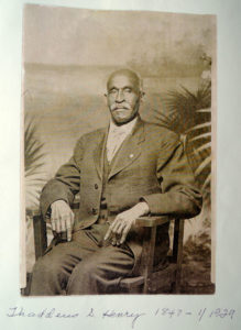 Image of Thaddeus S. Henry, Jr. (1847-1924), son of Thaddeus S. Henry, Sr., notable barber. Courtesy of Catherine Tucker.