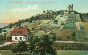 Postcard sent by Catherine Hershey from Bad Kissingen.