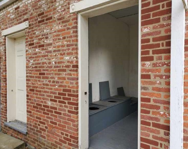 Photograph of Wheatland's Privy