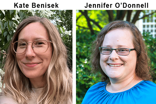 Kate Benisek and Jennifer O'Donnell