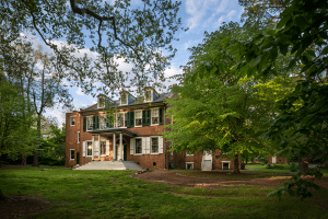 Perspective view of Wheatland from the northwest facing Marietta Avenue.