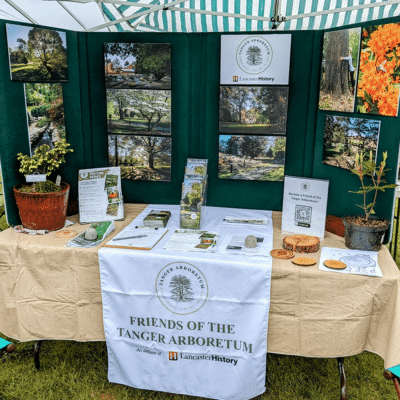 The Friends of the Tanger Arboretum's display at the 2023 Native Plant and Wildlife Festival.