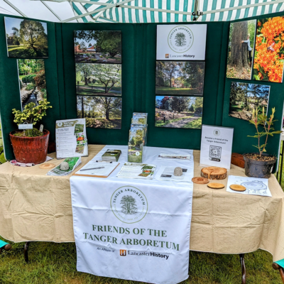 The Friends of the Tanger Arboretum's display at the 2023 Native Plant and Wildlife Festival.
