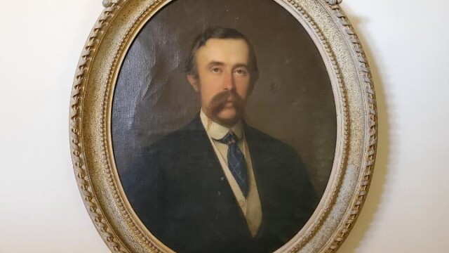 James Buchanan Henry's Self-Portrait, date unknown, from the collection of LancasterHistory Self-Portrait of James Buchanan Henry