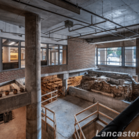 Looking into Cistern, Exhibition Space from Back of Residence